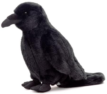 Plüsch Rabe schwarz von Uni-Toys